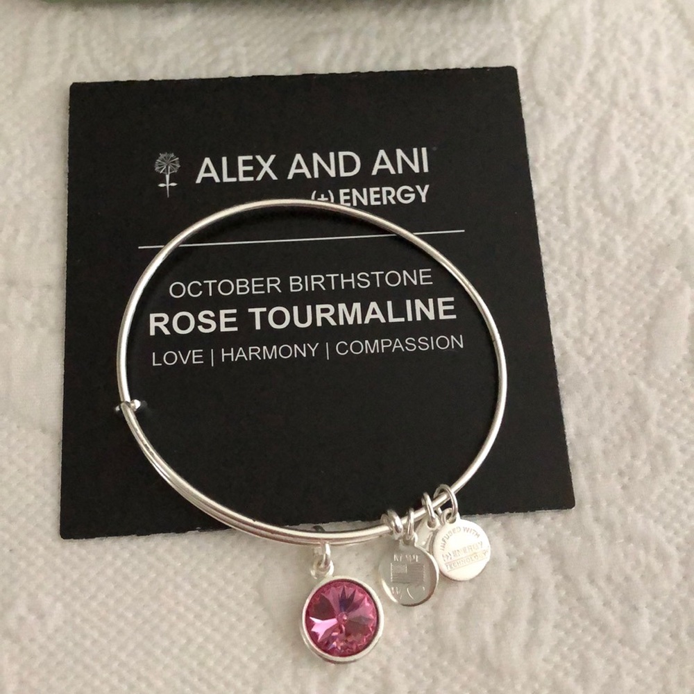 Alex and Ani Rose Tourmaline Bracelet